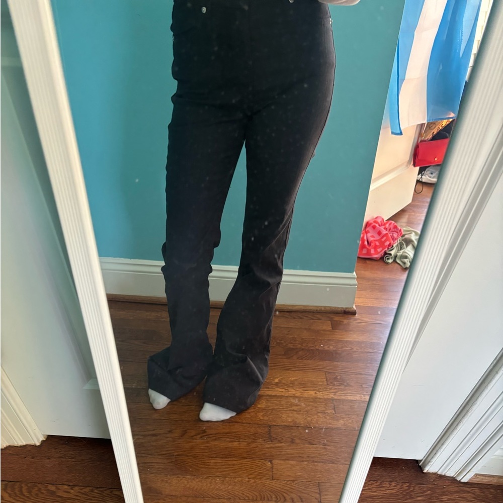 Black H&M flare jeans
